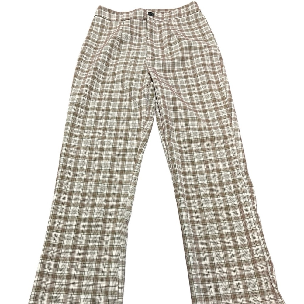Shein Women’s Vintage Plaid Straight Leg Pants
